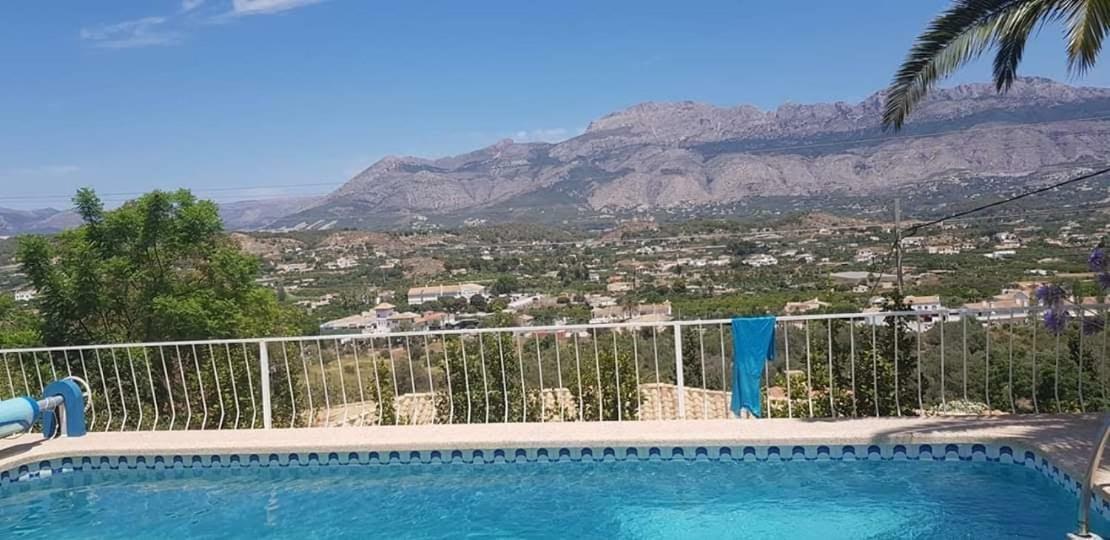 Haus Mit Pool Und Meerblick Altea Esterno foto